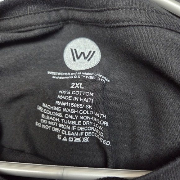 Westworld Maze Maze Runner Graphic T Shirt Mens 2XL Black Cotton - Picture 4 of 4